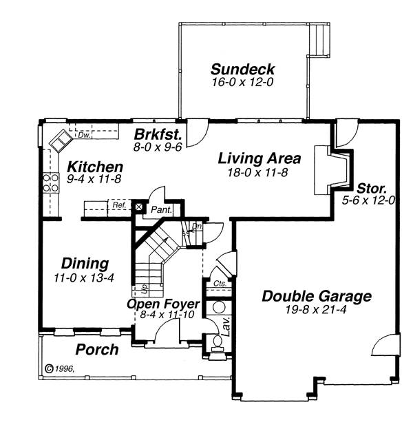 First Floor image of Charlotte House Plan